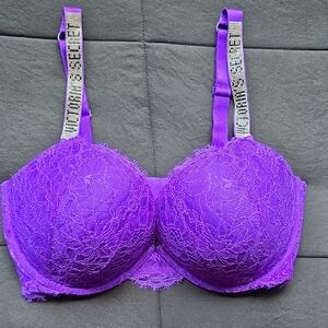 Victoria's Secret Vibrant Purple Lace Bra